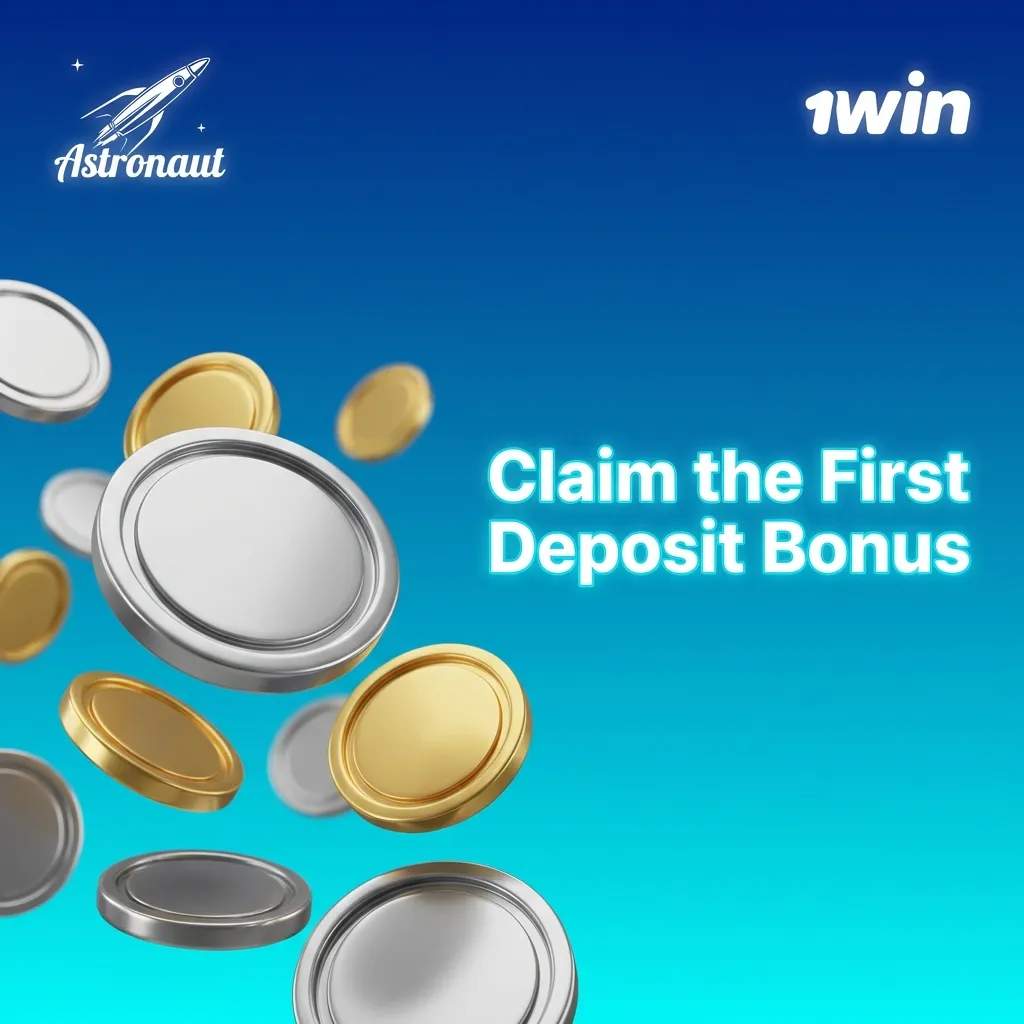 Claim +500% welcome bonus up to ₹75,000 on first four deposits — Astronaut 1win in India