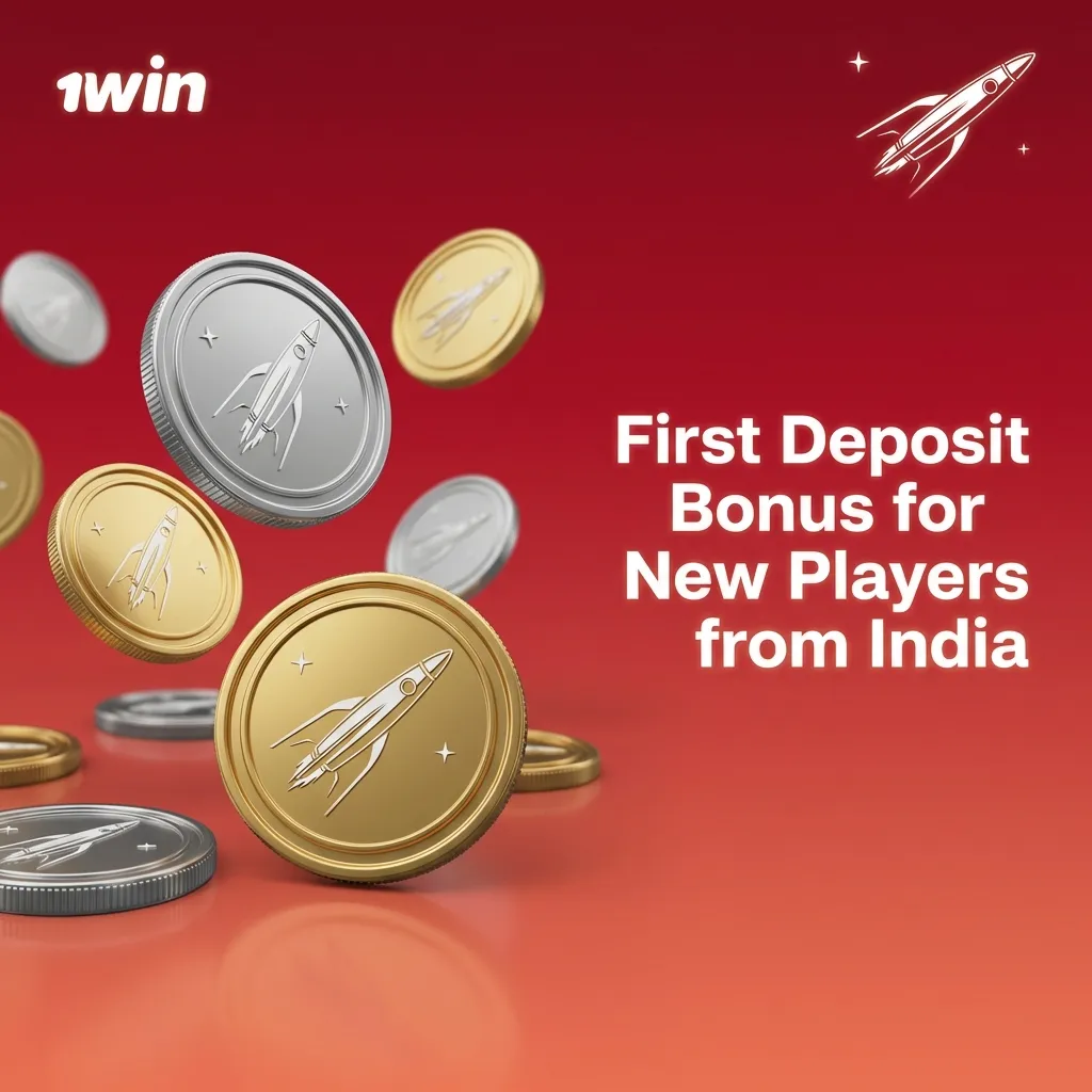 First deposit bonus offering 600% crypto match and 500% standard match for Indian players — Astronaut 1win in India