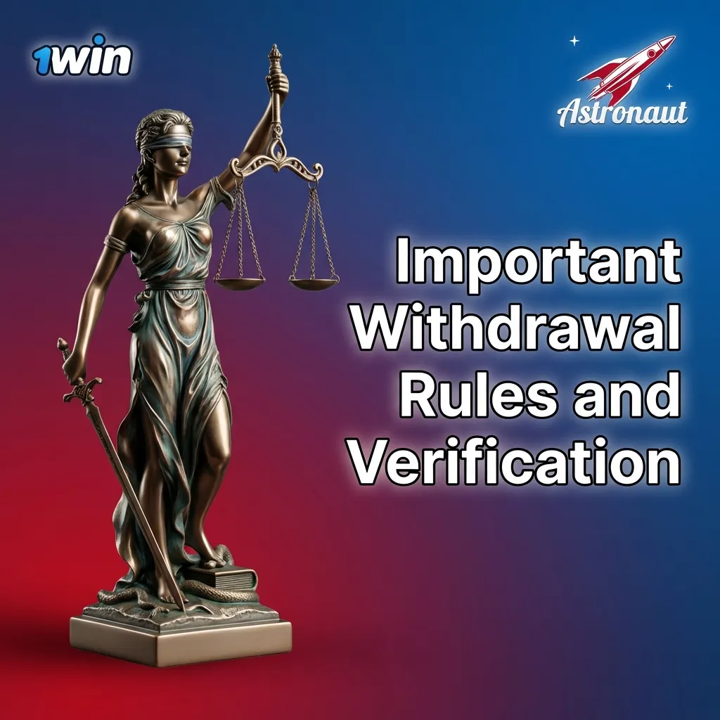 Withdrawal policies covering KYC verification, wagering requirements, and payment limits — Astronaut 1win in India