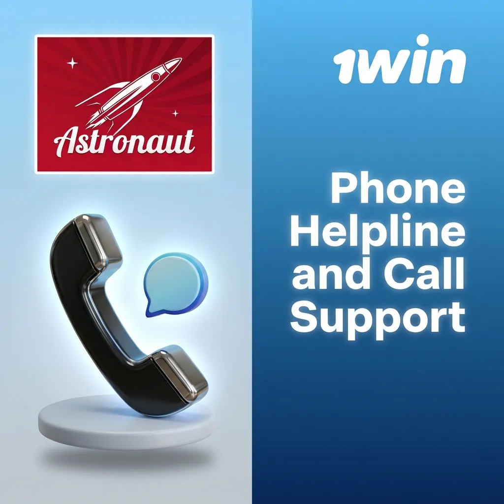 1win Astronaut in India customer support agent with headset answering a call on the 24/7 helpline