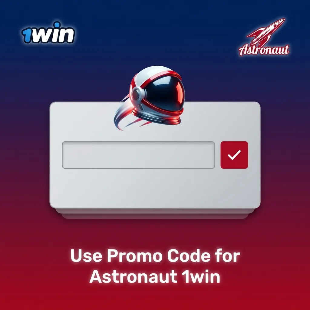 Use promo code 1WININ for Astronaut on 1win to activate bonus funds in India